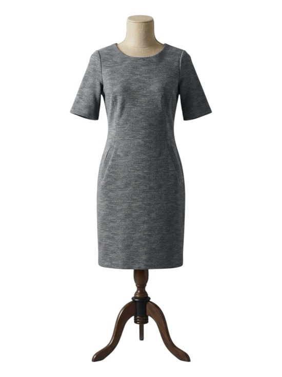 Lands' End Dresses & Skirts - Lands' End‎ Heather Gray Midi Sheath Dress, Sizw 14T